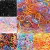 1000PCS Cute Girls Colorful Rings Disposable Rubber Gum For Ponytail Holder Elastic Bands Kids Hair Accessories