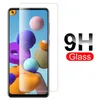0.33mm 2.5D Skärmskydd till iPhone 12 Pro Max 11 XR XS-tempererat glas Samsung Galaxy A22 A12 5G A32 A52 A72 A02S MOTO G Spela 2021 med förpackning