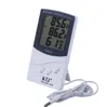 TA318 Högkvalitativ digital LCD-skärm Inomhus / Utomhustermometer Instrument Hygrometer temperatur fuktighet Thermo Hygro Meter Mini Max 200 stycken SN4257