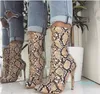 Botas de inverno Simples Clássico Sexy Apontado Salto Fino Couro Fino Ponto Sortenty Cruz com Botas de Ankle Stiletto