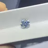 Meisidian nyaste labb skapade diamant vvs1 2 karat 8mm blå safir moissanit sten pris h1015