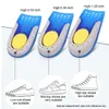 Foot Treatment Men's and Women's Inner Heightening Pads are Soft and Comfortable Half a Yard Pad Invisible Shock Absorption Heightenings Insoles WH0146