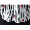 Damenhemden Frauen Bluse Hemd Top Gestreifte koreanische Modekleidung Umlegekragen Langarm Chiffon Blumendruck Tops 621G 210420