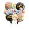 Fournitures de fête d'anniversaire, ensemble de ballons en Latex, décorations pour première réception-cadeau pour bébé, garçon, ballon pour enfants