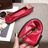 Sapatos sem cadarço AAA FamtiYaa para mulheres Sapatilhas de balé rasas para mulher Sapato raso feminino bordado vermelho 2020 moda primavera verão