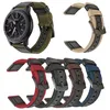 Canva Sport Straps WatchStrap Band 20 22mm För Samsung Galaxy Watch 3 45mm 41mm / Amazfit GTS GTR 2E Smart Wriststrap Armband Wristband