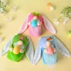 Feestelijke Pasen Decoratie Handgemaakte Lente Bunny Gnomes Pluche Doll Decor Giften Voor Kinderen / Dames / Mannen Leuke Tafel Ornamenten RRA12075