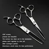 JAGUAR 5 5 inch 6 0 inch 9CR 62HRC Hardness hair scissors cutting thinning Fine polishing light silver with case228j