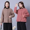 Women's Jackets 2022 Autumn Winter Jacket Cotton Plus Velvet Large Size 6XL Loose Padded Women Short Coat Plaid Thick Outerwear Female