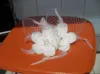 ブライダルベールの花ローズバードケージベールウェディングバードケージネットフェイスショートフェザーフラワーホワイト魅惑的な花嫁の帽子5990585