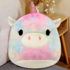 Squishmallow jouets en peluche animaux en peluche doux grand orignal licorne Squish mignon oreiller Kawaii copain poupée cadeaux d'anniversaire pour filles enfant