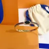 Clover bracelet Womens bracelet Chain Personalised Bangle Links Silver Braclets Partner Armband Bangles Chains Braclet
