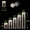 15ml 25ml 40ml 50ml 60ml Glass Bottles Decoration Crafts Aluminium Lid Empty Wishing Jars 50pcs good qty