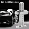 Steel Stainless Universal Throttle Accelerator Security Anti-Theft Tool Car Accessories Clutch Lock Auto Brake Pedal
