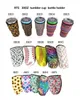 Reusable 20oz Tumbler Holder Cover Bags Iced Coffee Cup Sleeve Neoprene Insulated Sleeves Mugs Cups Water Bottle Cover With Strap DAA294