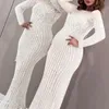 2022 Nieuwe Collectie Sexy Galajurken Vrouwen Lange Mouwen Bodycon Cocktail Party Gewaad Elegante Formele Avond Vestido