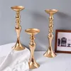 S/M/L Mermaid Candle Holders exquisite Wedding props road guide silver gold Metal candlestick European furnishings by sea GWB14912