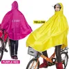 QIAN Men/Women Impermeable Raincoat Electromobile/Bicycle Hooded Poncho Thick Visable Transparent Hood Gear Coat 211025