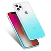 Gevallen voor iPhone 11 PRO X XS MAX XR 7 8 Plus SEE SOFT SILICONE TPU Beschermende Back Cover Gradiënt Kleuren Desinger Phone Cases