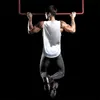 Heren bodybuilding tank tops gym workout fitness katoen mouwloze shirt lopende kleding stringer singlet mannelijke zomer casual vest 210421