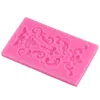 Cake Tool Filbake Siliconen vormen Lace Relief Form Baking Mold voor mousse chocoladekaars zeep fondant decoreren