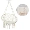 Camp Möbler Exquisite Hammock Chair Fringe Tassels Rund Hängande För Fritid