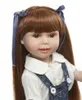 18 inch 45 cm Alexander Girl Doll Real Uitziende Handgemaakte Siliconen Reborn Dolls Mode Toy Collectible For Kids