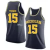 Nikivip Michigan Wolverines College #2 Poole #15 Jon Teske #24 Jimmy King Basketball Jerseys Mens 스티치 커스텀 번호 이름