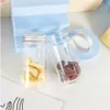 50 ml Cam Şişeler Vials Kavanoz Vida Kapaklı DIY Düğün Ev Dekor Depolama Baharat Mühür Kaçak Geçirmez 24PCShigh Miktar