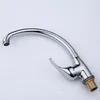 Kitchen Faucet Swivel Solid Zinc Alloy Mixer Cold and Hot Tap Single Hole Water Tap