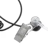 1Pin Jack da 3,5 mm Tampa Do Tubo acustico Fare Ear-Ear Nastro auricolare Pro PU Maniglia Filo Orecchio Fone per Radio Motorola Mayitr