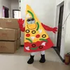 Festival Elbise Simülasyon Pizza Maskot Kostüm Cadılar Bayramı Noel Fantezi Parti Elbise Karikatür Karakter Suit Karnaval Unisex Yetişkinler Kıyafet