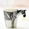 Tasse à café en céramique tasse de dinosaure Style animal motif de conception créative tasse peinte à la main 3D