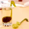 Companion Shape Tea Silers Hushåll TEAWARE MUSIK TESPOON INFUSER SWAN Gift Compientary Lemon och Leaf Filter