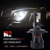 Farol de carro M2 Led H4 H7 H1 H8 H11 9005 Hb3 9006 Hb4 9012 H27 Lente de farol baixo ou alto Lâmpada Led Turbo Motocicleta Lâmpada