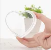 Envoltório de presente 12pcs Clear Heart Shape Plástico Caixa de Doces Transparente Favores de Casamento e Presentes Evento Party Decoration263S