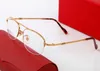 Full frame half men Women Sunglasses Gold Rim Round Eyeglass Master Design Styles Metal Head High Quality Suitable All Kinds Of Fa284l