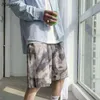 Stampa pantaloncini casual da uomo allentati estate nuovo stile coreano moda popolare studenti fondi design retrò semplice harajuku tutto-fiammifero G220223