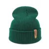 Berretti Cappelli per uomo e donna in autunno inverno Berretti in lana lavorati a maglia monocromatici Caldi esplosivi per adulti alla moda