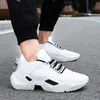 2020 슈퍼 품질 남성 남자 신발을 실행하는 여름 짠된 대외 무역 폭발 통기성 메쉬 패션 야외 스포츠 shoesf6 검은 흰색
