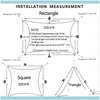 Shade Buildings Patio, Lawn Home & Gardenshade Sail Rec Triangular Awning Outdoor Terrace Canopy Swimming Gazibo Tent Waterproof Patio For G