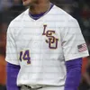 2021 NCAA LSU College قمصان بيسبول ديلان كروز جيوفاني ديجياكومو دانيال كابريرا دي جي LeMahieu Aaron Nola Alex Bregman Gausman Beloso