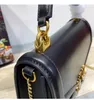 luxe designer handtassen dames schoudertas met metalen ketting luxe parel