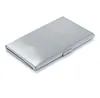 500pcs Blank DIY Rostfritt stål Metal Business Credit ID Card Files Pocket Case Box Keeper Holder SN4186