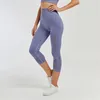 2021 Nouveaux pantalons de yoga de sport taille haute énergie sans couture fitness recadrée leggings femmes contrôle du ventre gym collants de course 1285 Z2