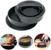 Narzędzie do prasy mięsa 1 Zestaw Home DIY Hamburger Okrągły kształt Nieszczęściowy Cutlets Burger Patty Twórcy Klasy ABS Kitchen Meat-Tools JJF10781