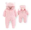 Automne hiver né barboteuses bébé vêtements pour filles garçons combinaison enfants Costume infantile salopette vêtements 210816