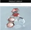 Single Diamond Face studio Master Chrome Metallic Highlighter Палитра для макияжа с текстурой влажной пудры, хайлайтер Diamond Hexagon для любой кожи