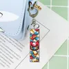 Anime SK8 The Infinity Key Łańcuchy Reki Kyan Langa Hasegawa Cosplay Akrylowy Dwustronny Keychain Keyring Wisiorek Prop G1019