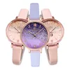 2021 ciel étoilé miboni montre à quartz femme améthyste violet étudiants intelligents montres belles femmes exquises montres-bracelets315c